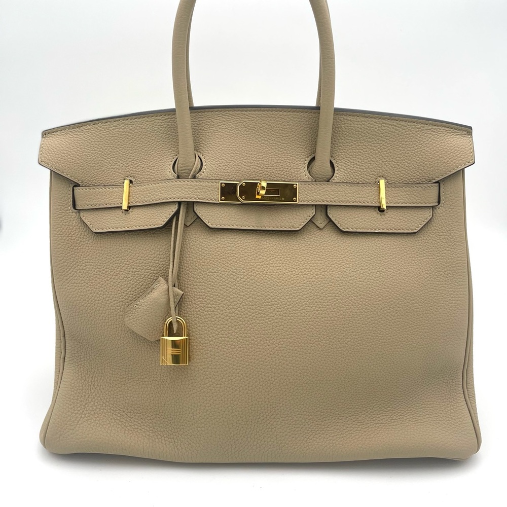HERMÈS Trench Togo Birkin 35 GHW